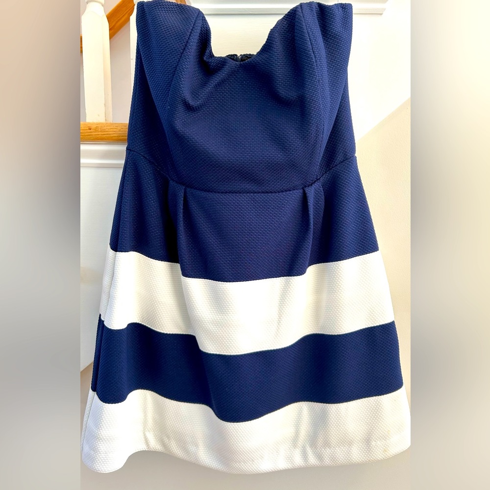Julie Brown Strapless Mini Dress